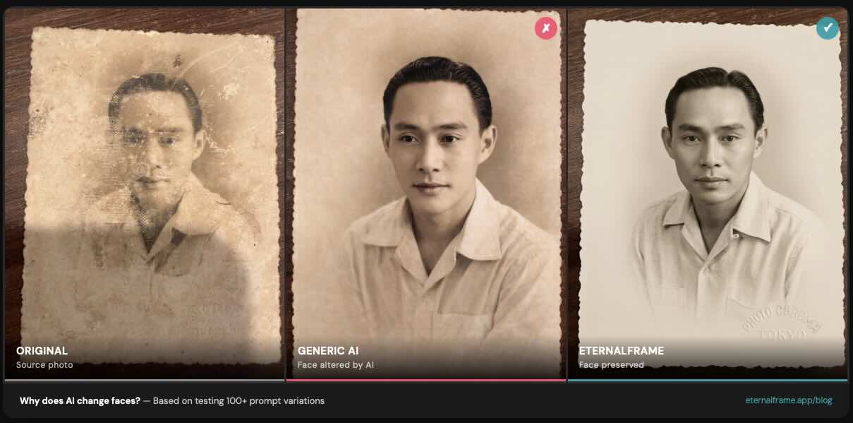 Why AI Photo Restoration Changes Faces (And How to Prevent It)